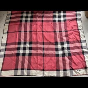 Burberry 100% Silk Scarf